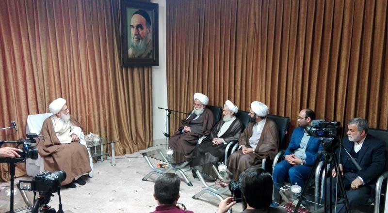 دیدار شورای مدیریت حوزه علمیه استان تهران با حضرت آیت الله نوری همدانی