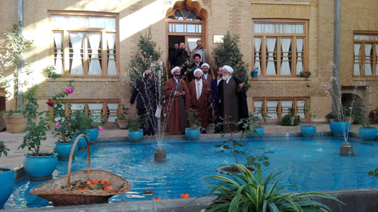 بازدید رئیس شورا و مدیر حوزه علمیه استان تهران از خانه آیت الله شهید مدرس