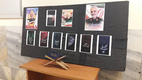 در مدرسه علمیه علم الهدی تهران؛ سربازان امام عصر(عج) در سوگ فرمانده مقاومت گریستند
