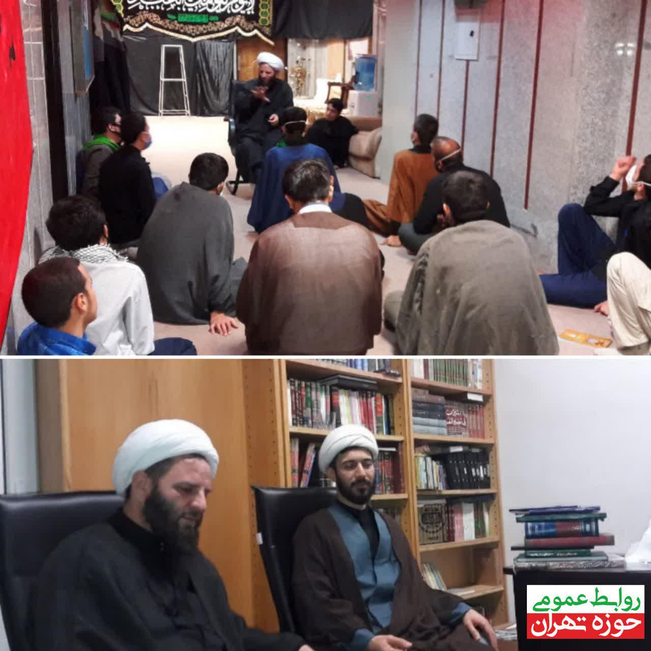 حضور معاون تهذیب درمدرسه نورالاصفیاء  و دیدار با مدیر و کادر این مدرسه علمیه 