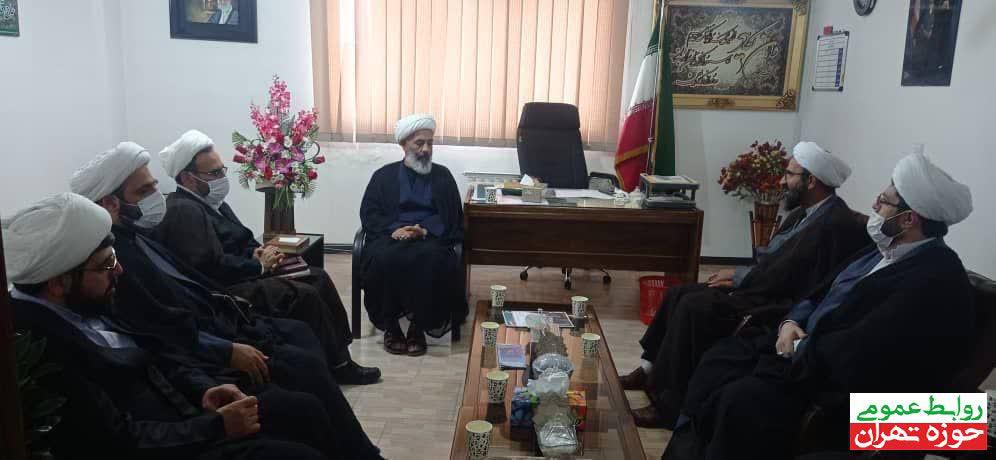دیدار مدیر حوزه علمیه تهران با امام جمعه جدید شهر پرند