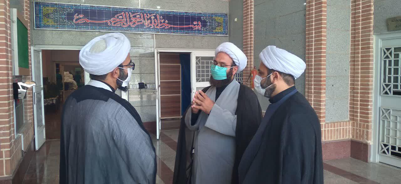 حضور مدیر حوزه علمیه استان تهران در غسالخانه بهشت زهرا سلام الله علیها