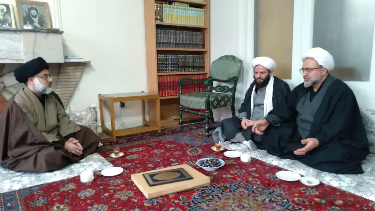 دیدار با خانواده استاد فقید حوزه علمیه تهران  آیت الله سید رضي شيرازی (ره)