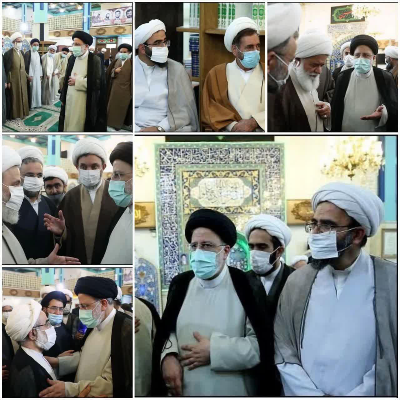 دیدار و هم اندیشی آیت‌الله رئیسی با علما و روحانیون