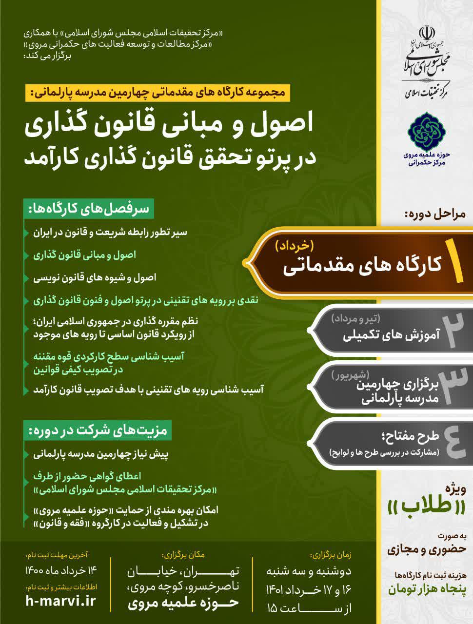  اصول و  مبانی قانون‌گذاری در پرتو تحقّق قانون‌گذاری کارآمد 