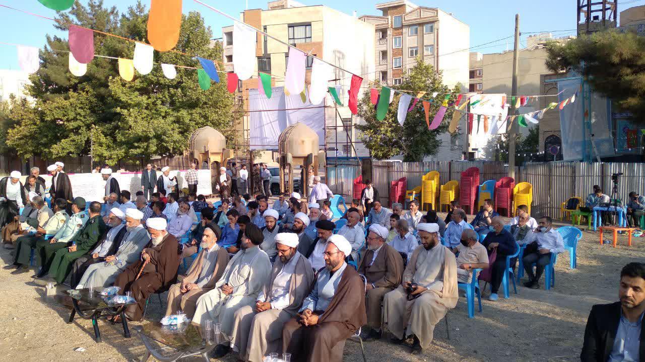 آئین کنلگ زنی احداث ساختمان حوزه نورالاصفیاء