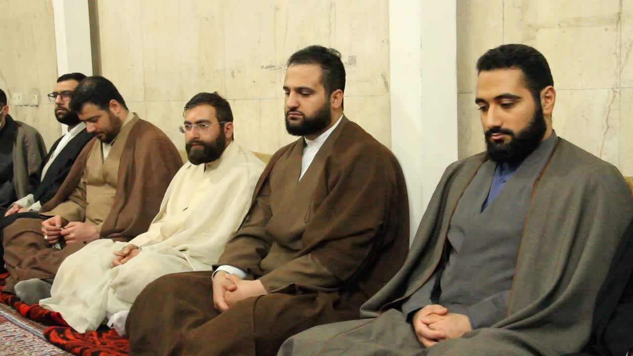 مراسم عمامه گذاری طلاب مدرسه امام القائم