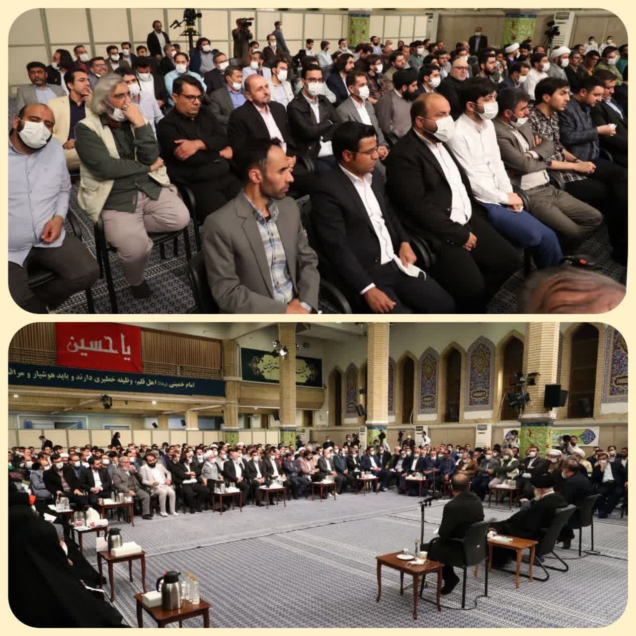 حضور ۴ تن از اعضای «انجمن شعر طلاب استان تهران»